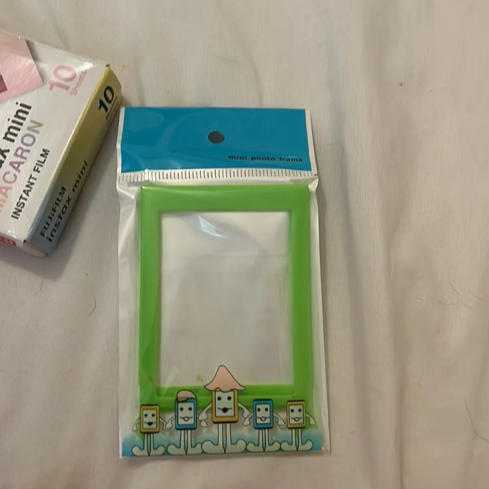 Polaroid blue camera